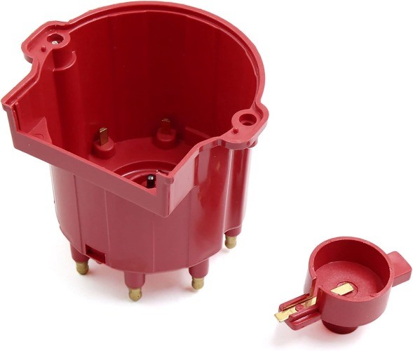 8406 Car Ignition Distributor Cap and Rotor Kit External Coil for Suburban C1500