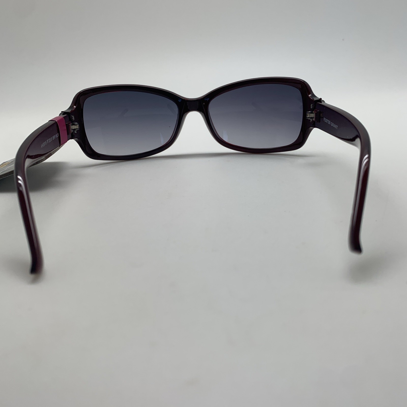 Foster Grant MaxBlock PT 20 01 BRY MCV TST Sunglasses Berry Frames Jewel Trim