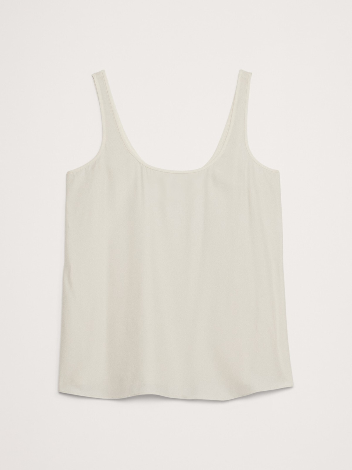 Banana Republic Essential 100% Silk Tank Top Black NWT $110 M Medium