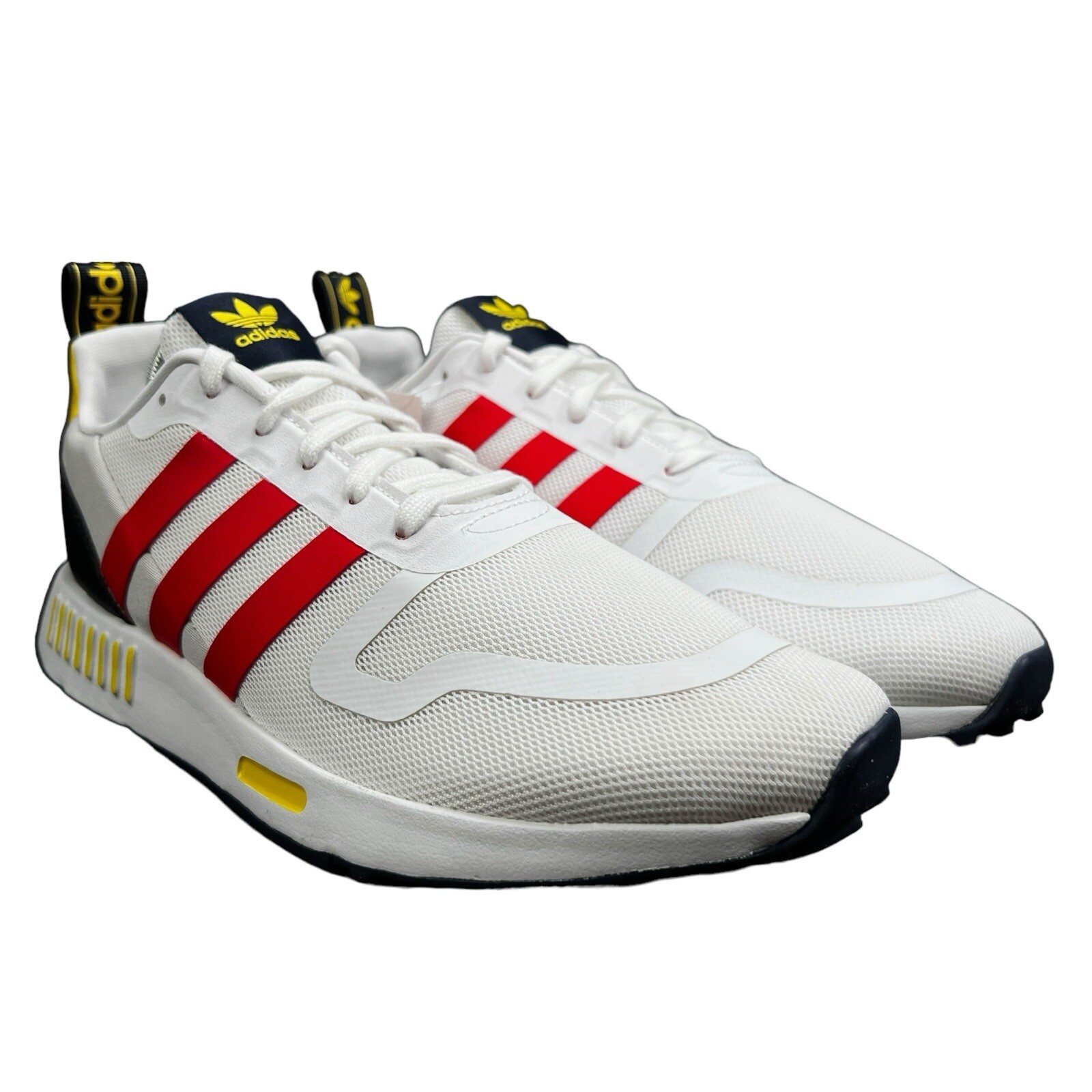 Adidas Multix White Red Yellow Black Shoes GX8378 Men’s Sizes 9 – 12