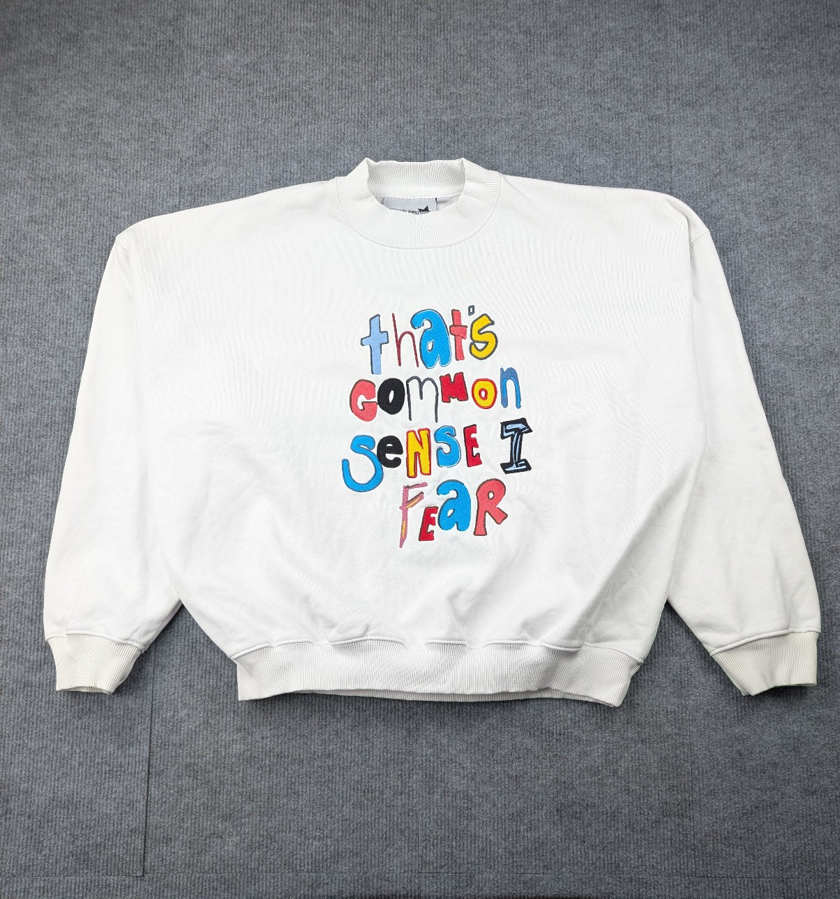 Mitch Flippo MFG Sweatshirt Mens Medium Thats Common Sense I Fear Novelty Heavy