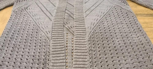 Roxy Cardigan Sweater Open Front Knit Womens XSmall Gray Long Sleeve Casual Work