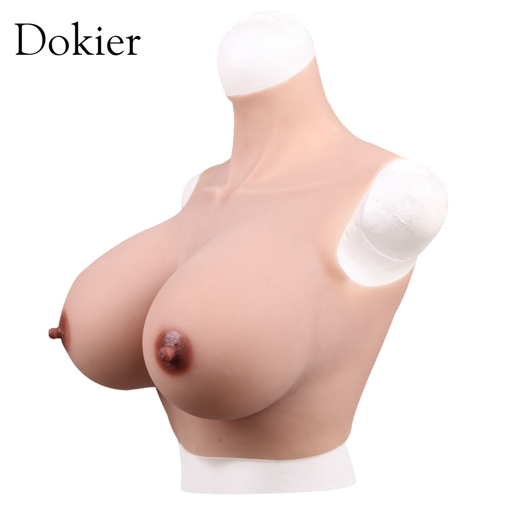 H Cup Silicone Breast Forms Breastplate Fake Boobs For Drag Queen Crossdresser