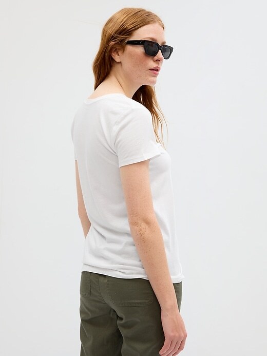 GAP Favorite Crewneck Tee T-Shirt WHITE, BLACK, BLUE, GRAY, CORAL NEW XS-XL