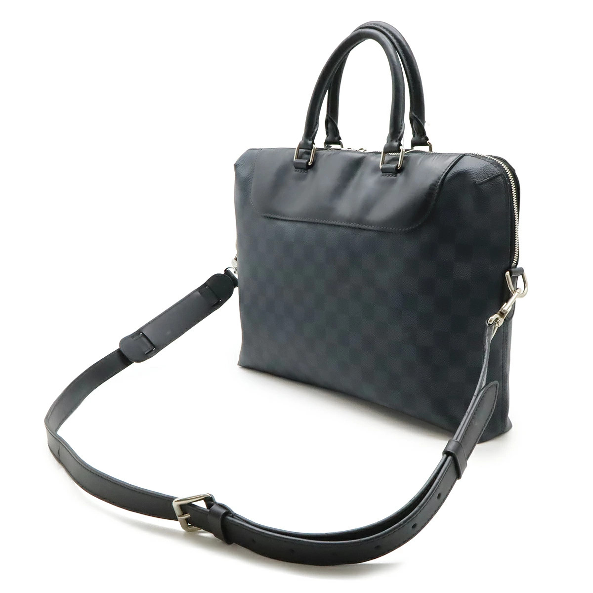 Louis Vuitton Damier Cobalt N41589 Shoulder Bag Check Canvas Blue #BLB2391