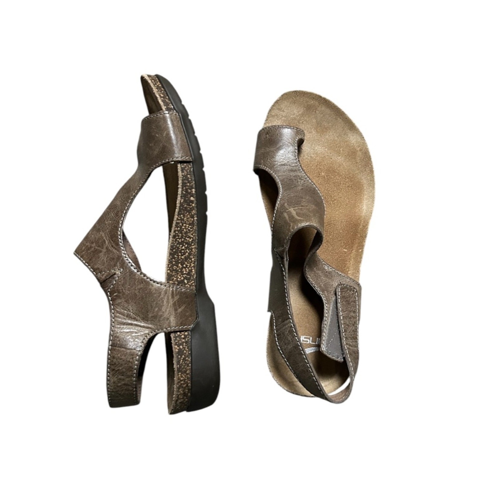 Dansko Reece Leather Sandals Size 36 US 5.5/6 Brown