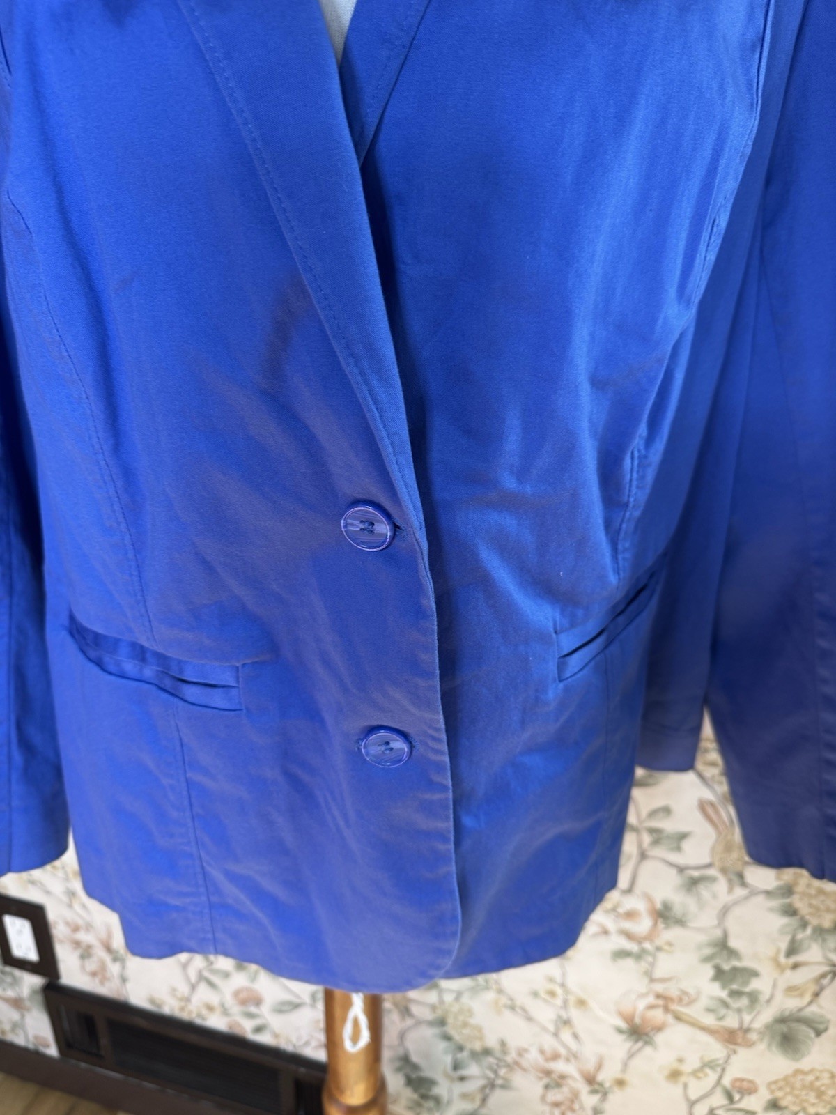 Lane Bryant Royal Blue Blazer Size 20 Career Work Classic Holiday Plus Size