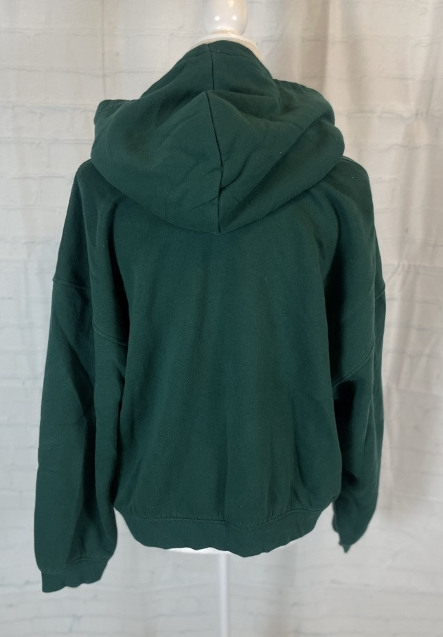 Saint Moritz Switzerland Emerald Green Pullover Hoodie Adult Size L H&M Divided
