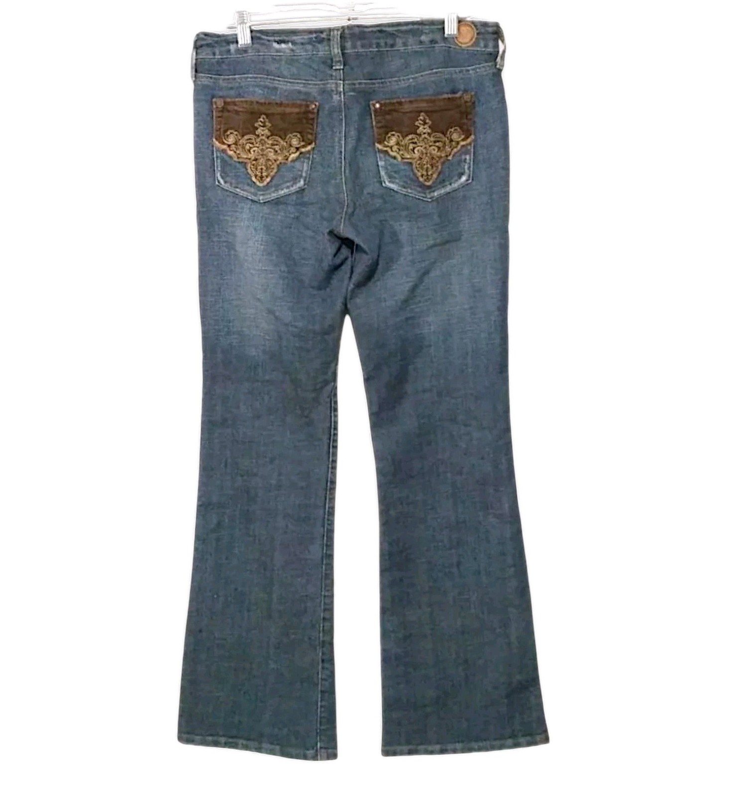 Vintage Hint Jeans Women’s Juniors Size 11 Bell Flare Stretch Y2K (32×33)