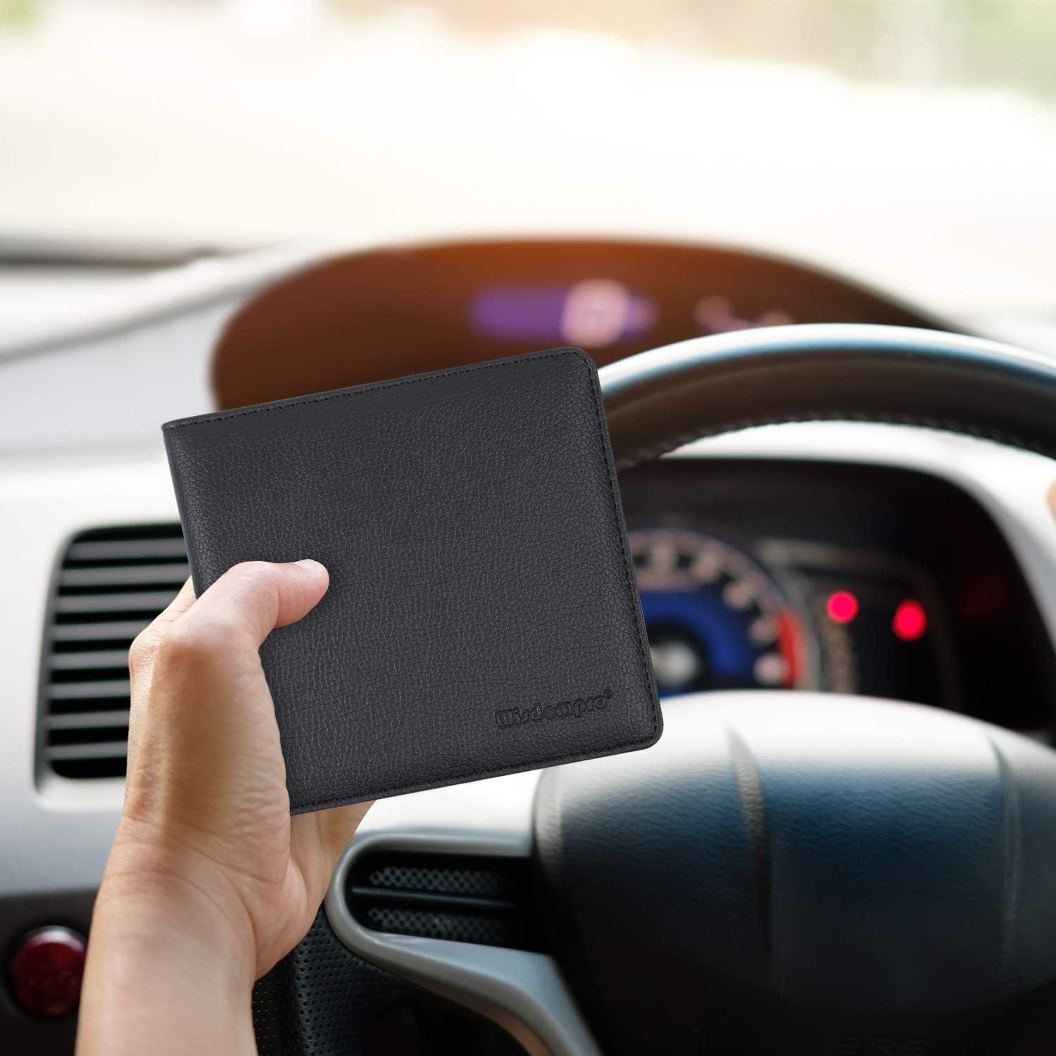 Small Car Registration and Insurance Documents Holder – Premium PU Leather Vehic