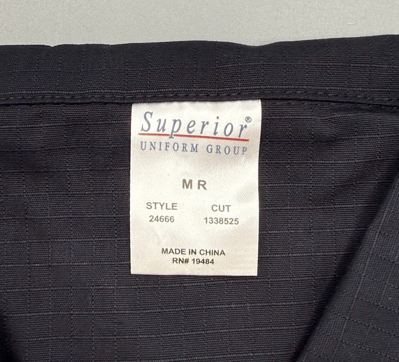 ⭕️ TACTICAL BDU DARK NAVY RIPSTOP LS SHIRT MILITARY WORKWEAR M SUPERIOR UNIFORM