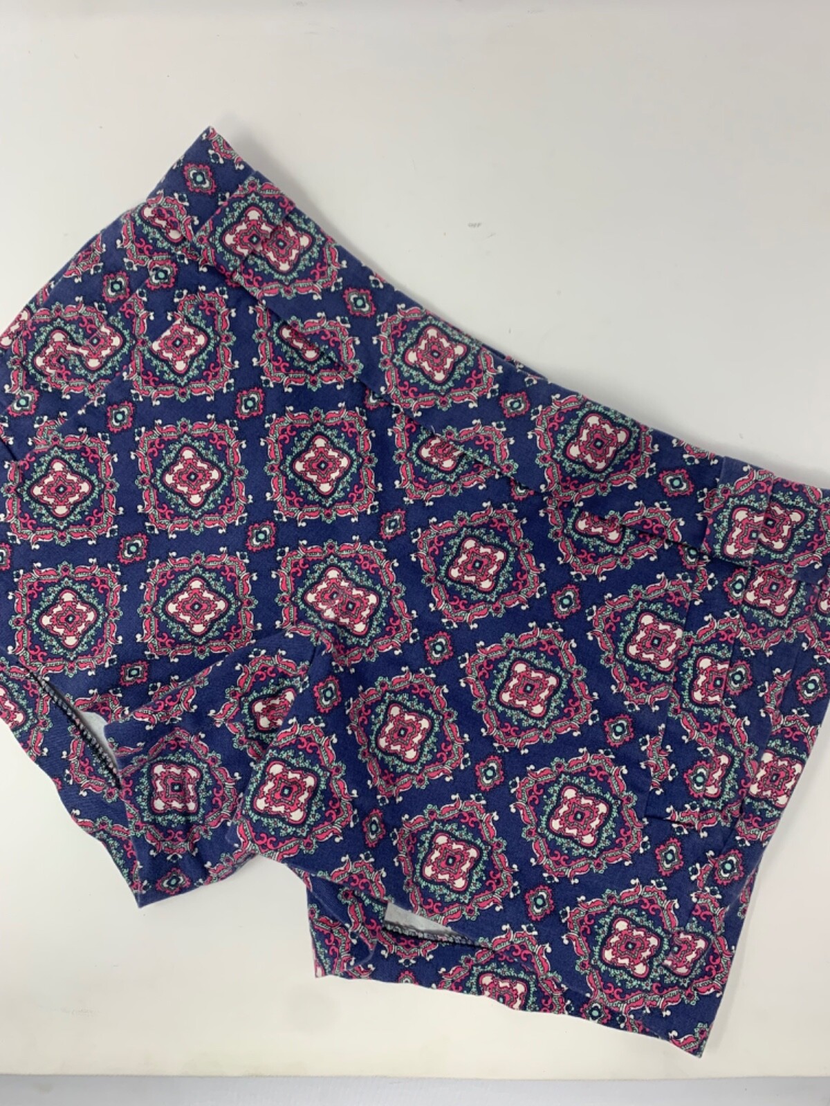 J.Crew Stretch Women’s Chino Shorts with Side Zipper Closure Sz 4 P0