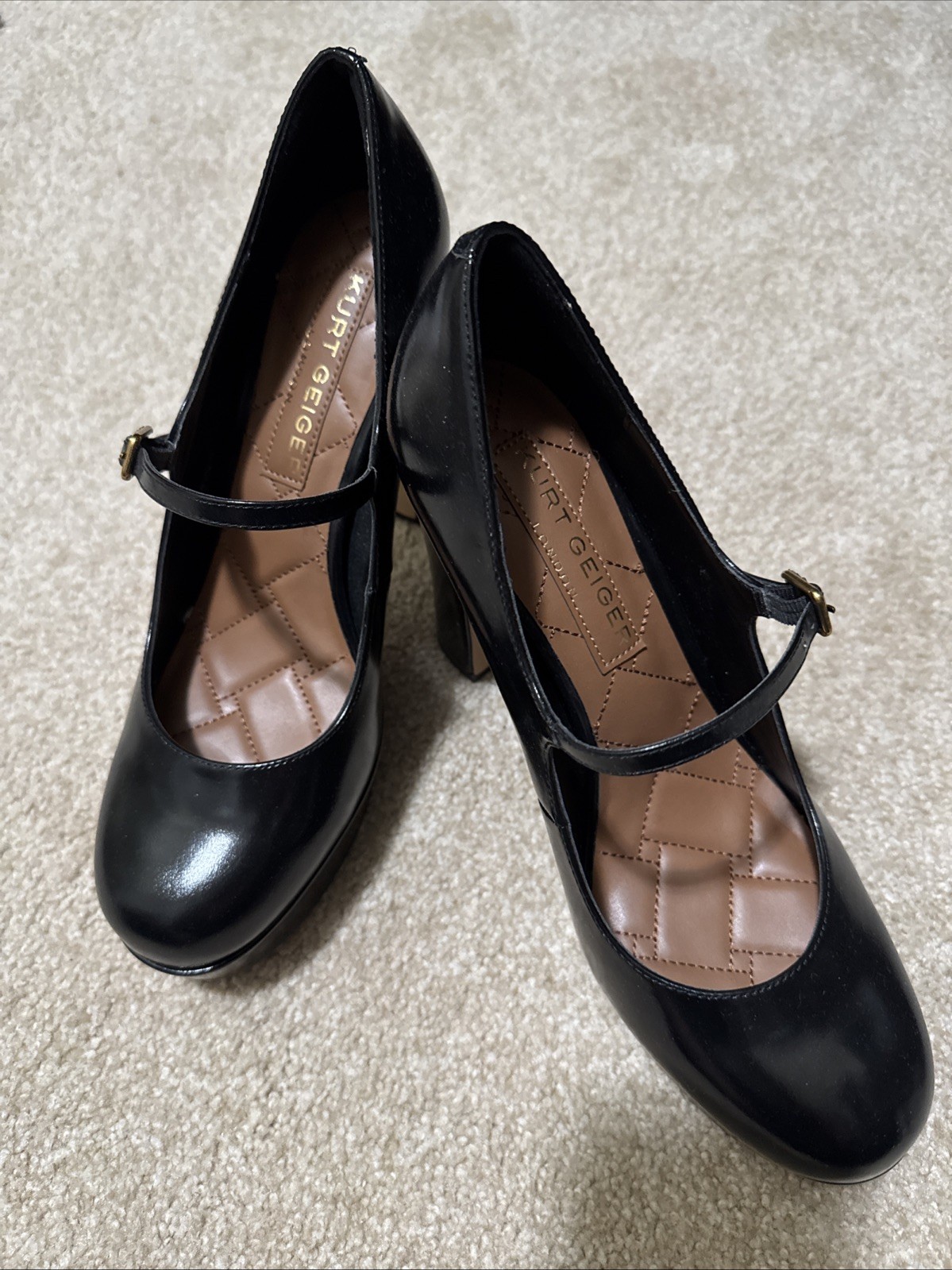KURT GEIGER LONDON Women’s Regent High Heel Platform Mary Jane Shoes 41.5 (10.5)