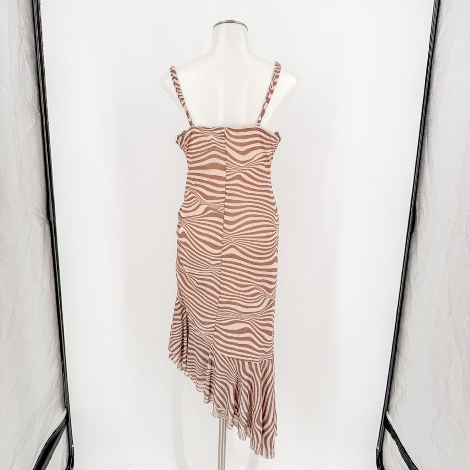 Wild Fable Zebra Print Asymmetrical Dress