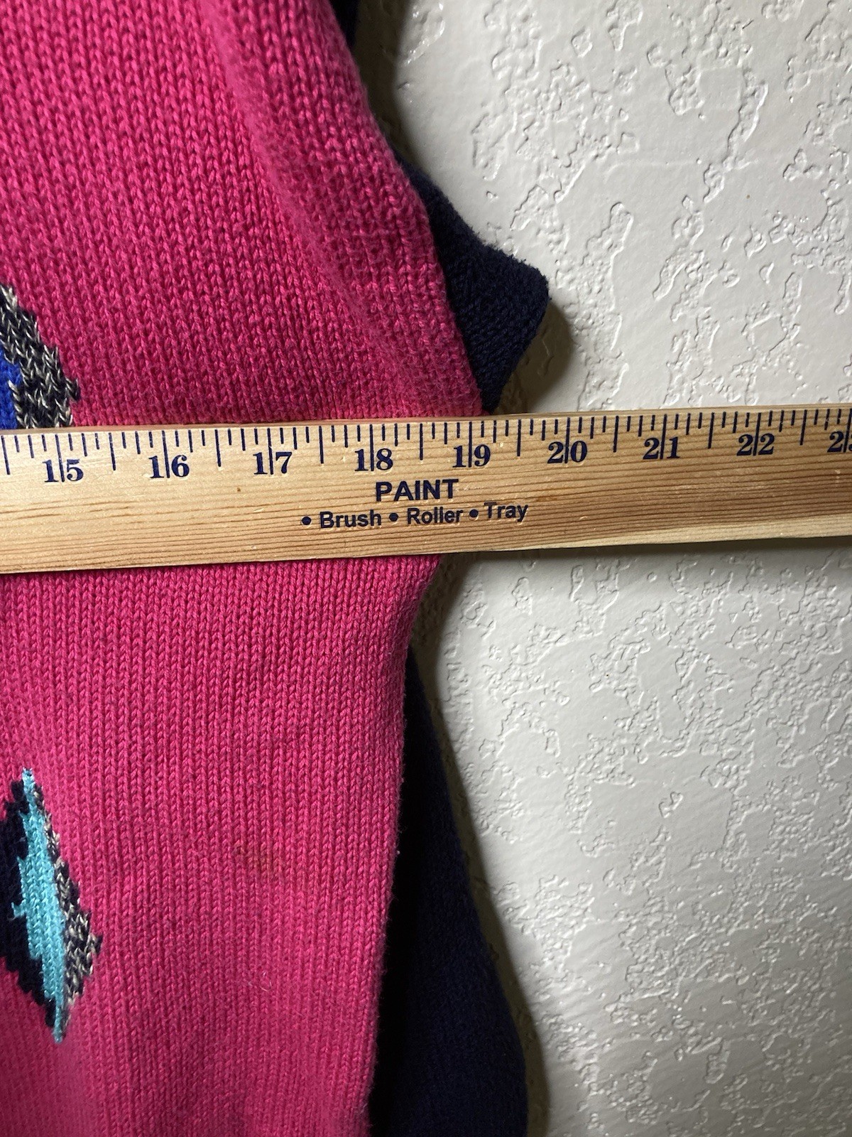 Vintage Jeanne Pierre Sweater Small Knit Geometric Turtleneck Pullover
