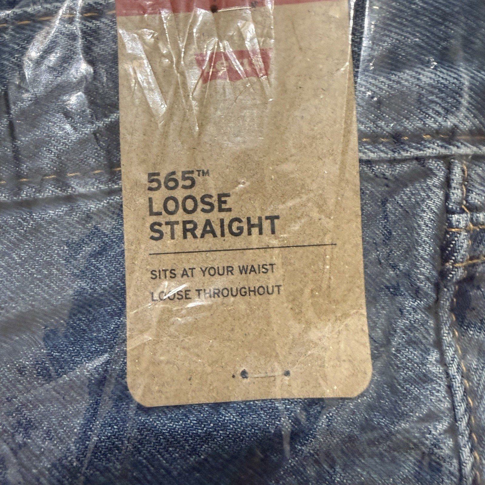 Levi’s 565 Loose Straight 31×32 Men’s Baggy Drop Wide Stacks Medium Wash NEW
