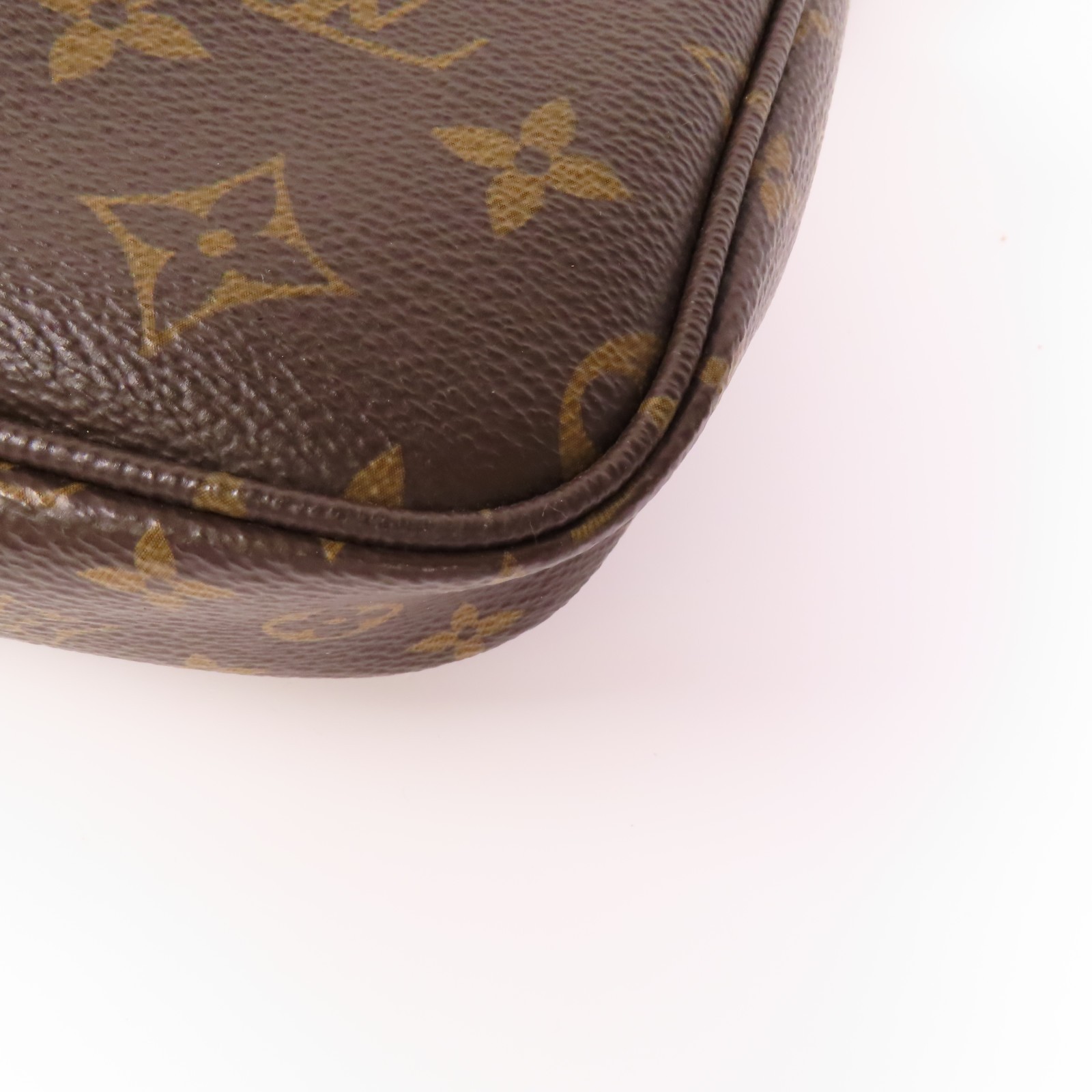 LOUIS VUITTON LV GHW Multi Pochette Accessoires 2 Way Bag M44840 Monogram Brown