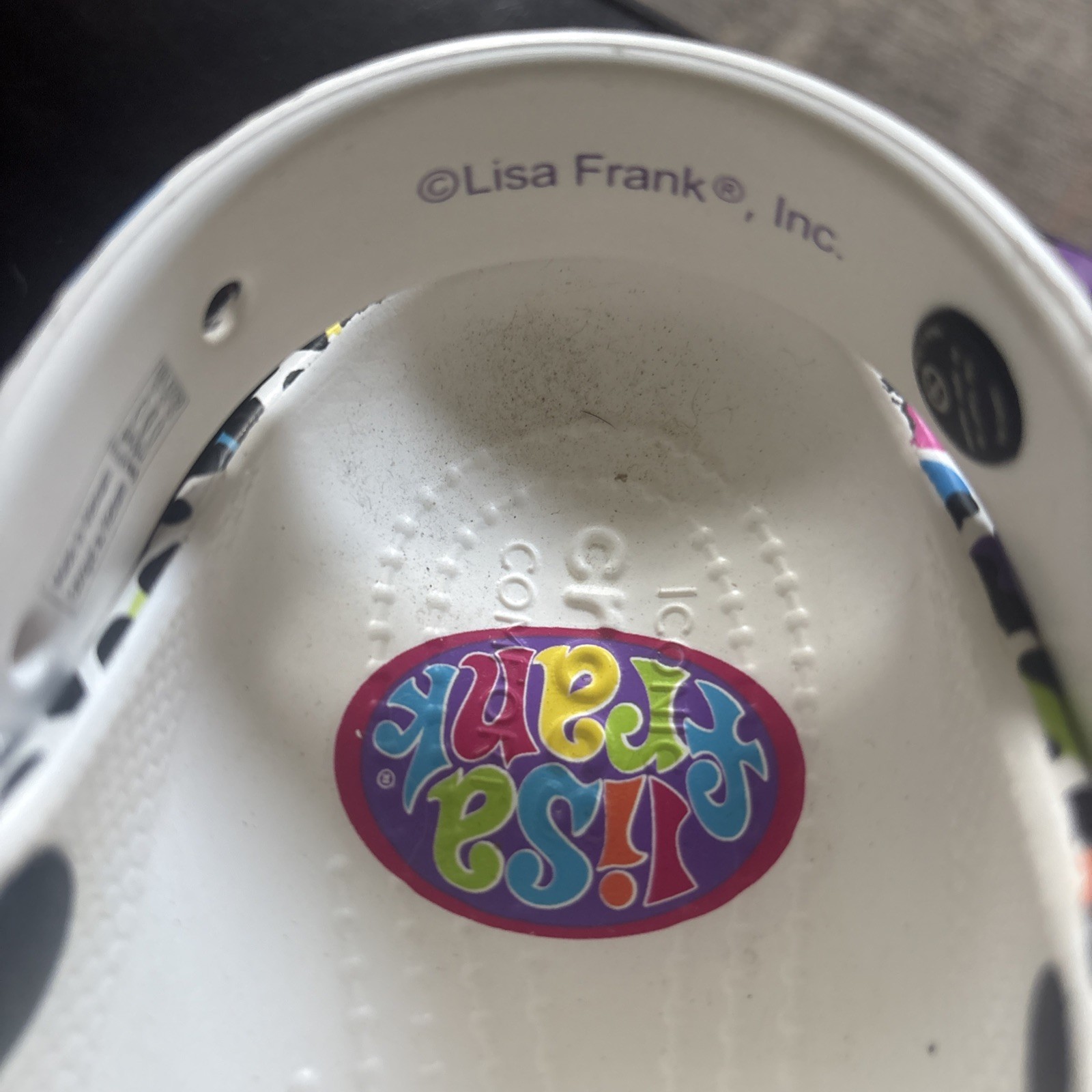 Lisa Frank mega crush clogs W/8- M/6