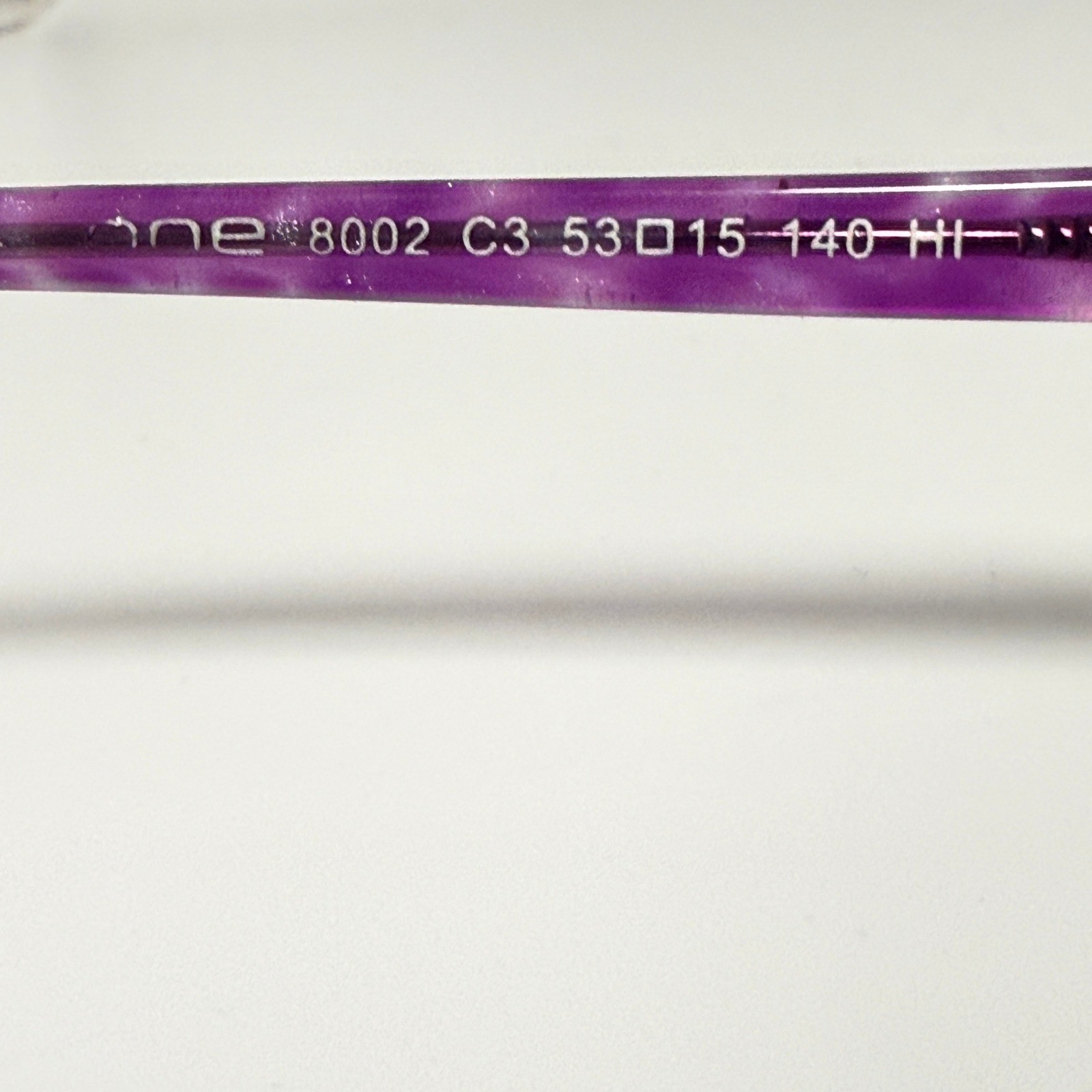 Kubik 8002 C3 Sunglasses Purple Marble Cat Eye Frame 53-15-140 Women Mens
