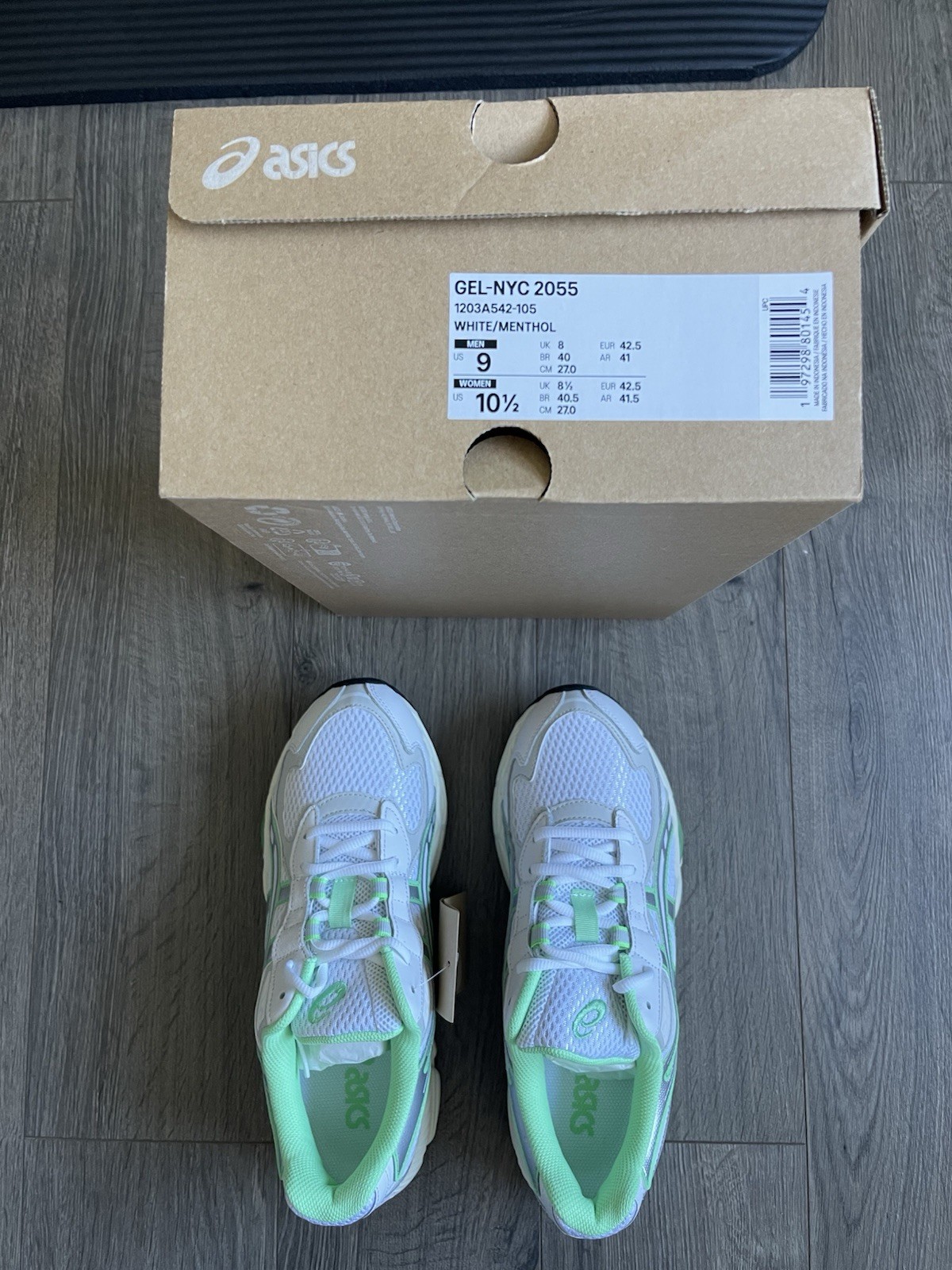 ASICS Gel – NYC 2055 White/Menthol Men’s Size 9 Running