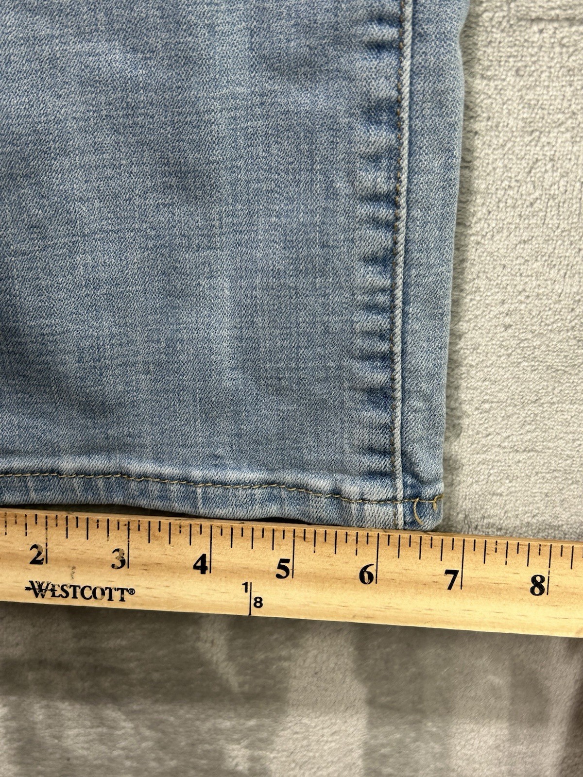 Levis 314 Shaping Straight Jeans Womens Sz 29 Blue Stretch Mid Rise Western