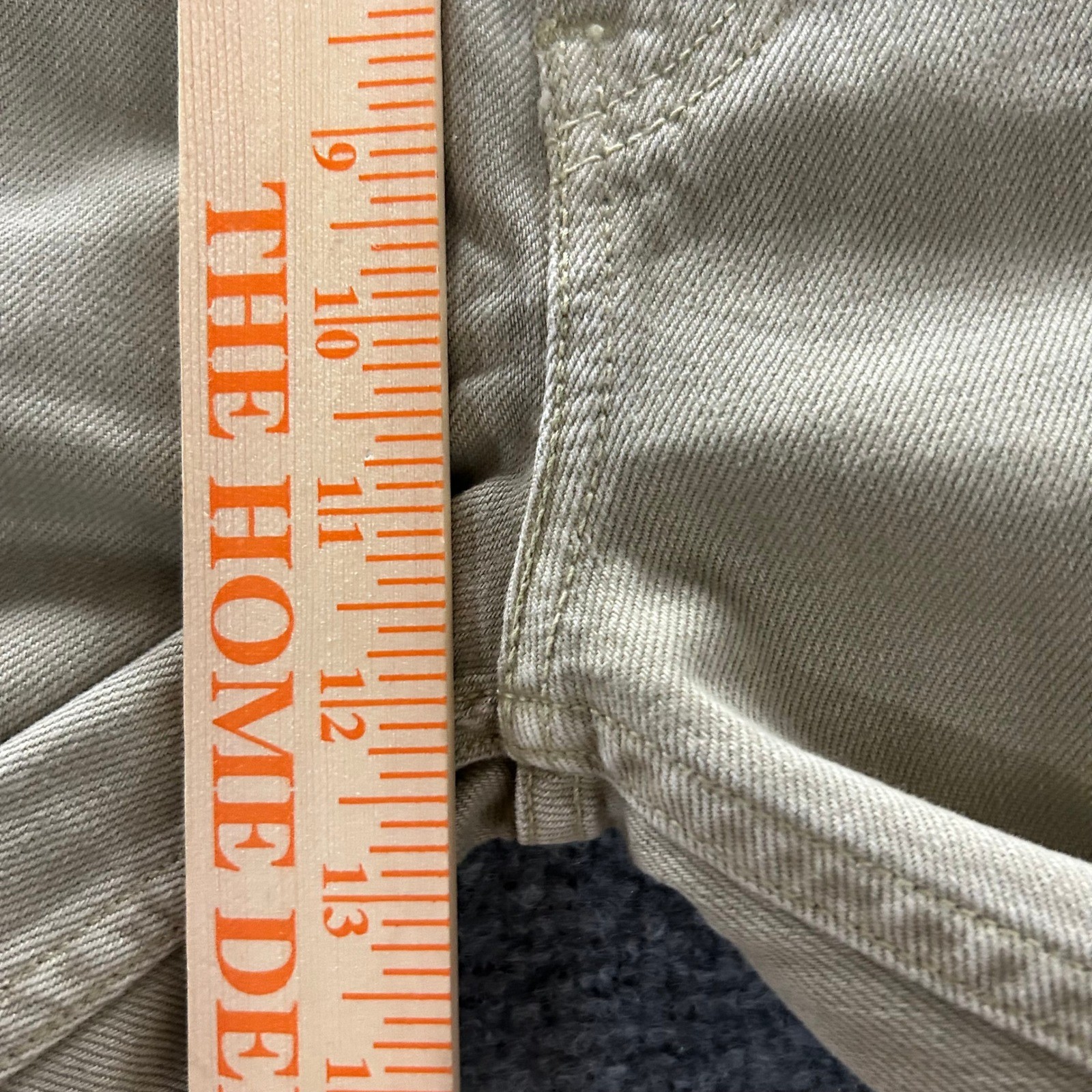 Levi’s Pants Mens Size 38×34 Khaki Beige 505 Straight Fit Cotton Casual Workwear