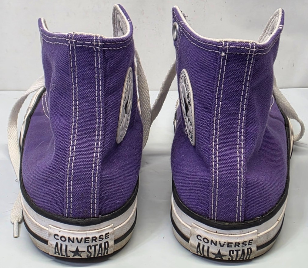 Converse Unisex CT All Star High 137833F Purple Casual Shoes Sneakers Size M5 W7