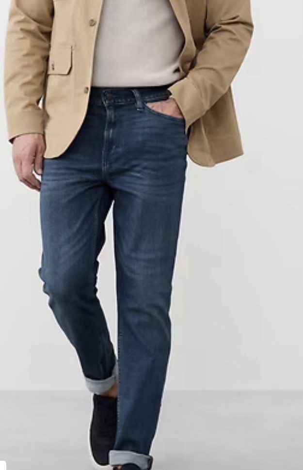 Banana Republic Premium Slim Fit Jeans Men Size 34 X 36 Travel Blue Wash Stretch