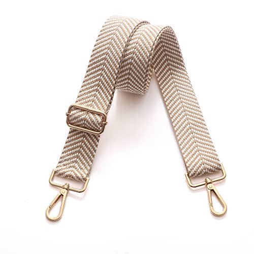 Purse Strap Replacement Crossbody Wide Shoulder Strap Gold Buckle-367