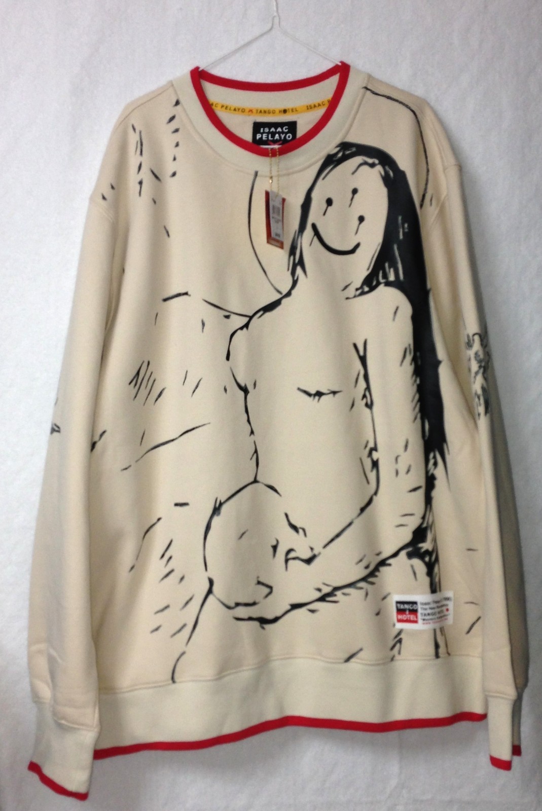 Tango Hotel Issac Pelayo NWT Art Design Pullover Sweatshirt
