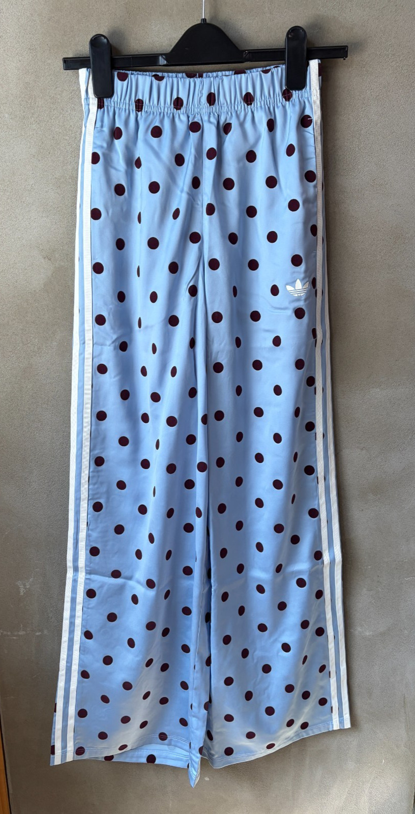 adidas Originals Satin Polka Dot Wide Leg Pants Women Lifestyle AsiaFit KV1170