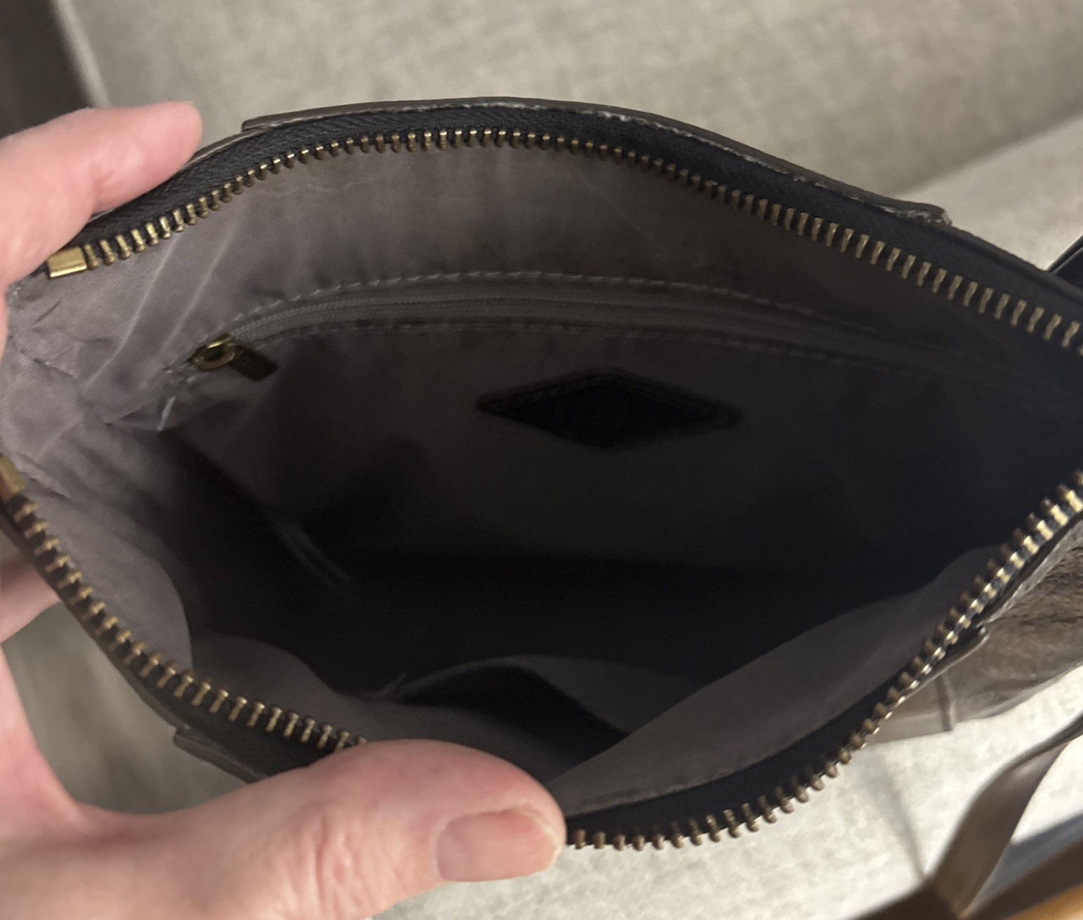 Fossil Talia Crossbody Shoulder Bag Black Leather SHB27930