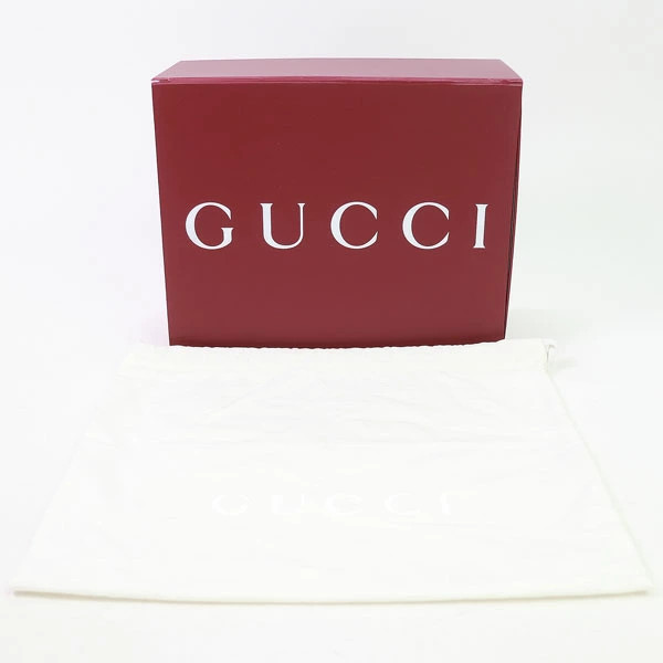 GUCCI Ophidia GG Small Shoulder Bag GG Supreme Canvas Navy Leather