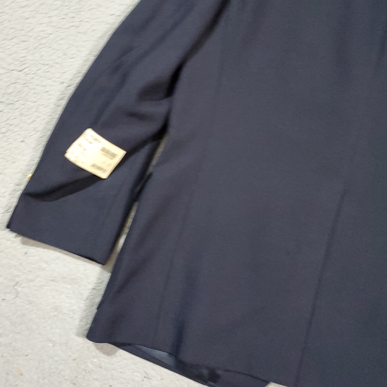 Orvis Blazer Sport Coat Jacket Mens 42R Blue Gold Buttons Worsted Wool Traveler