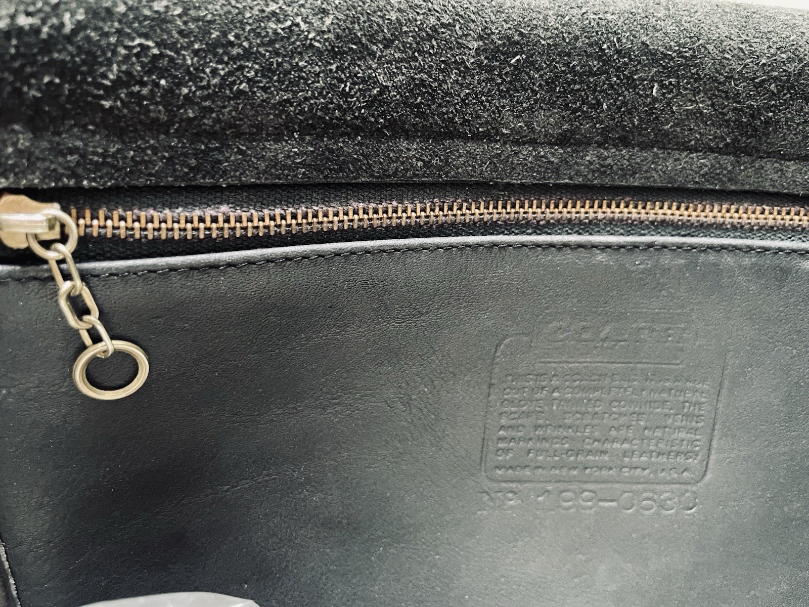 vintage Coach black envelope shoulder bag 5190