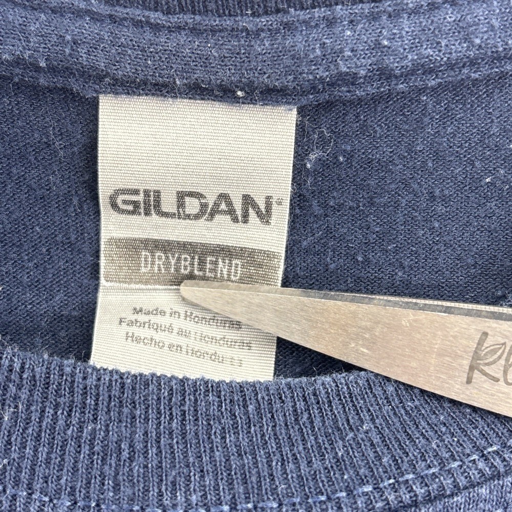 Gildan Dryblend T Shirt Medium Men’s Blues Shirt Sleeve