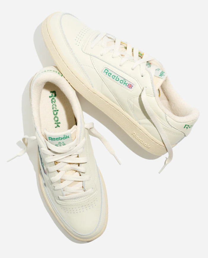 Madewell x Reebok Club C 85 Vintage Sneakers men’s Leather Tennis Shoes