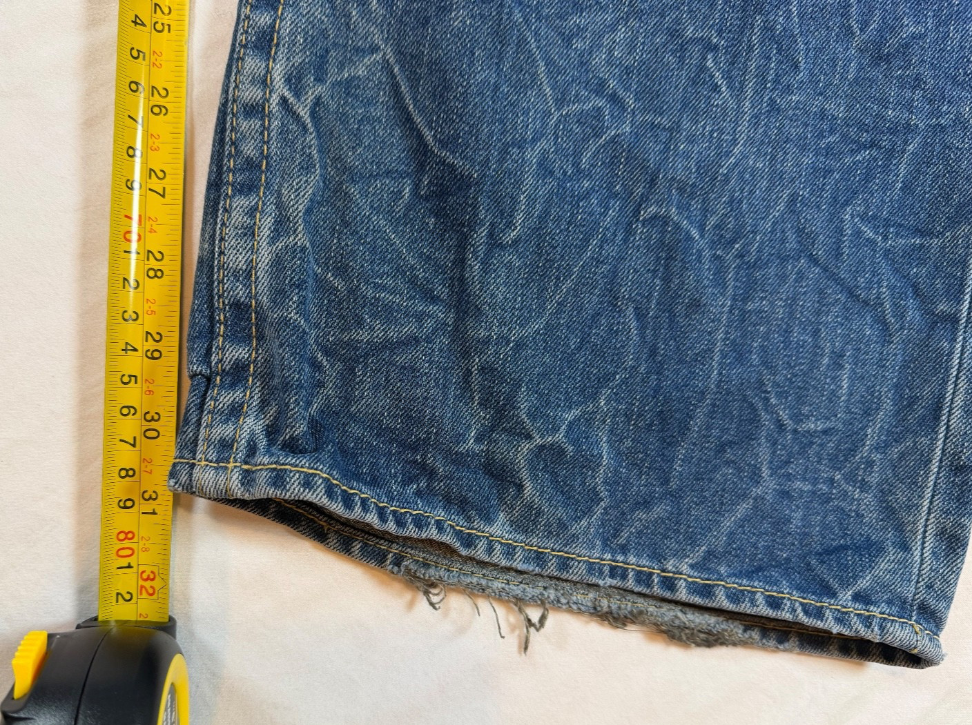 Type 1 One Real Loose Levis Mens 40×31 Blue Jeans RARE Y2K Wide Baggy Vintage