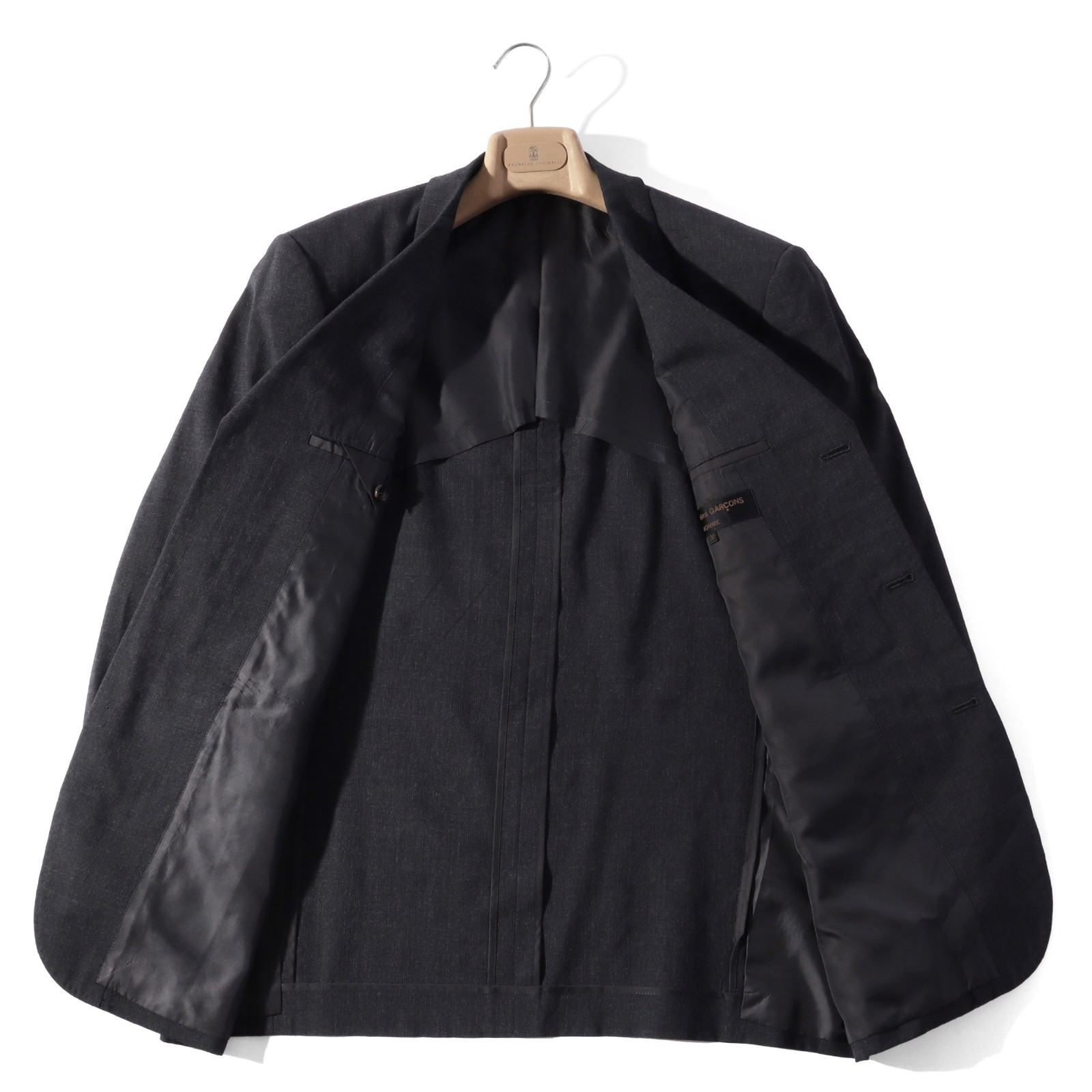 COMME des GARCONS HOMME AD2001 Tanaka Homme Wool Suit Set Up Size M