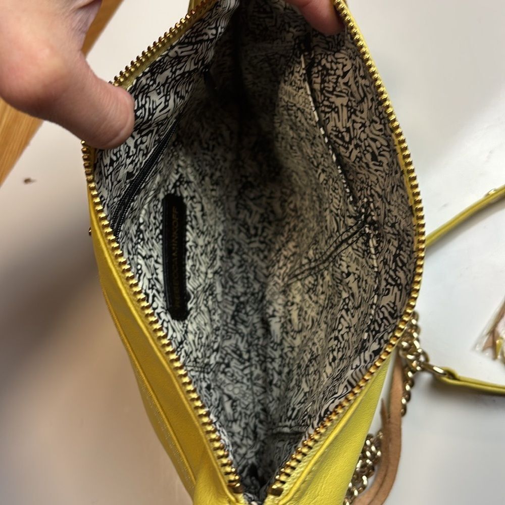 Rebecca Minkoff yellow mac crossbody bag