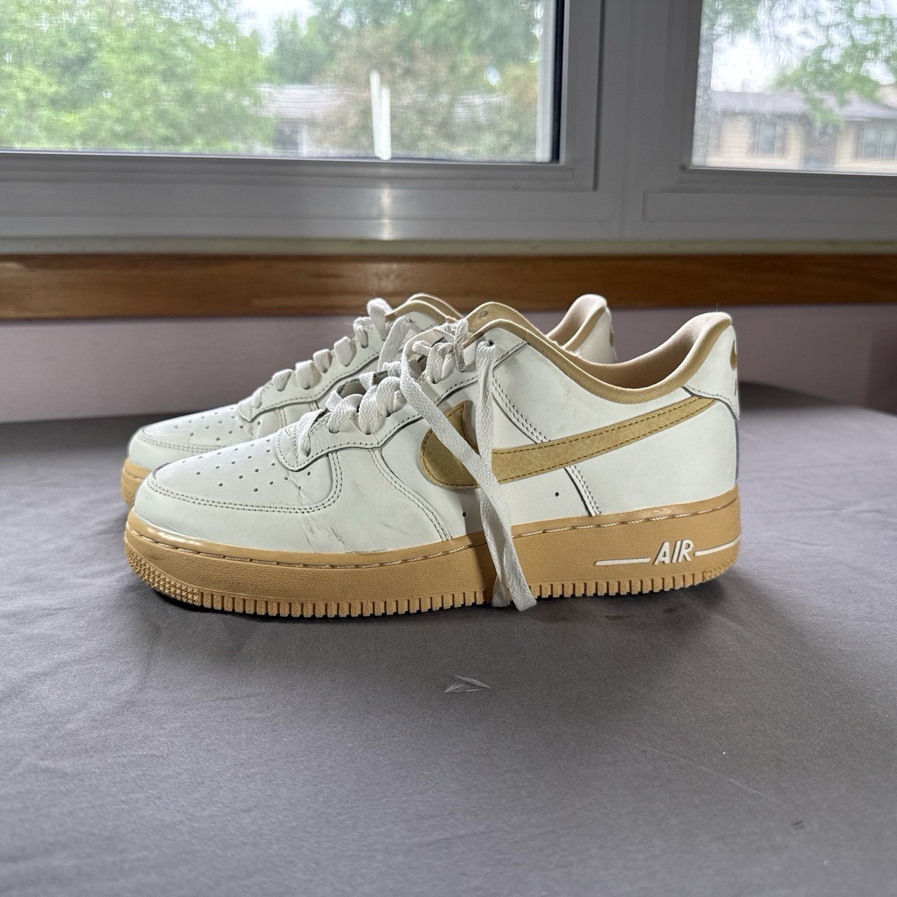 Nike Air Force 1 ’07 Low ‘Cream’ sneakers #airforce1 #basketball #nike #sneakers