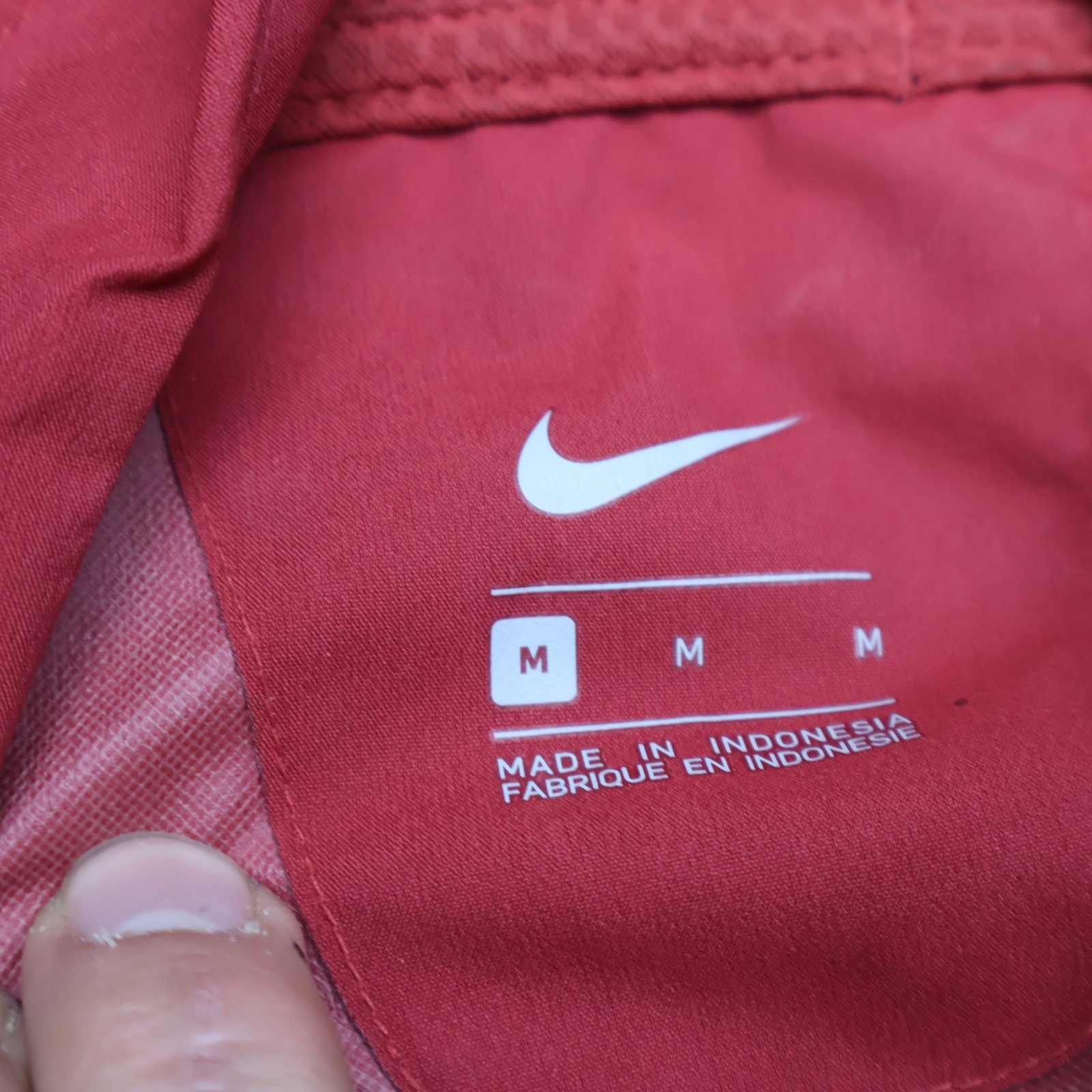Nike Vest Mens Medium Red Alpha Fly Rush Hooded Athletic Pullover Zip Training