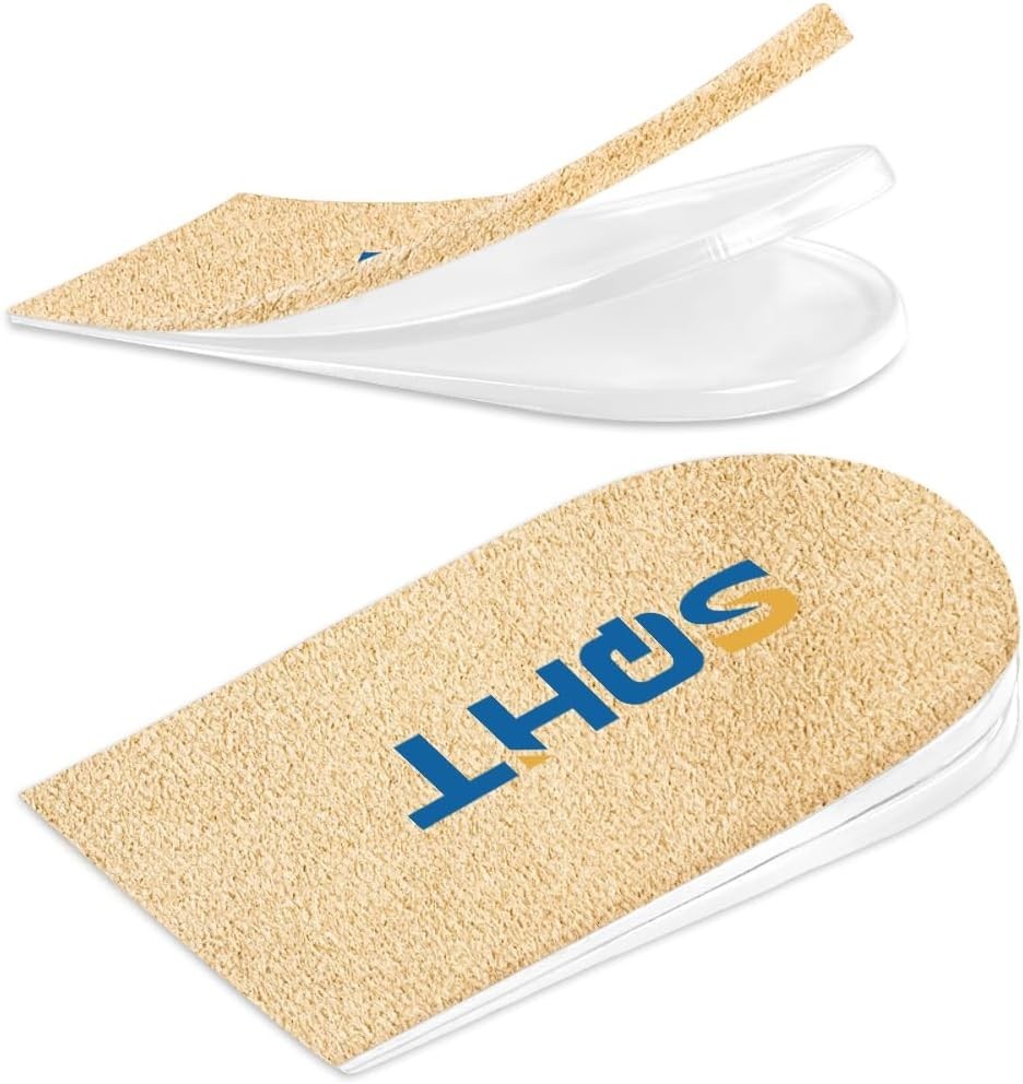 Adjustable Orthopedic Heel Lift Inserts – Height Increase Insoles for Leg Len…