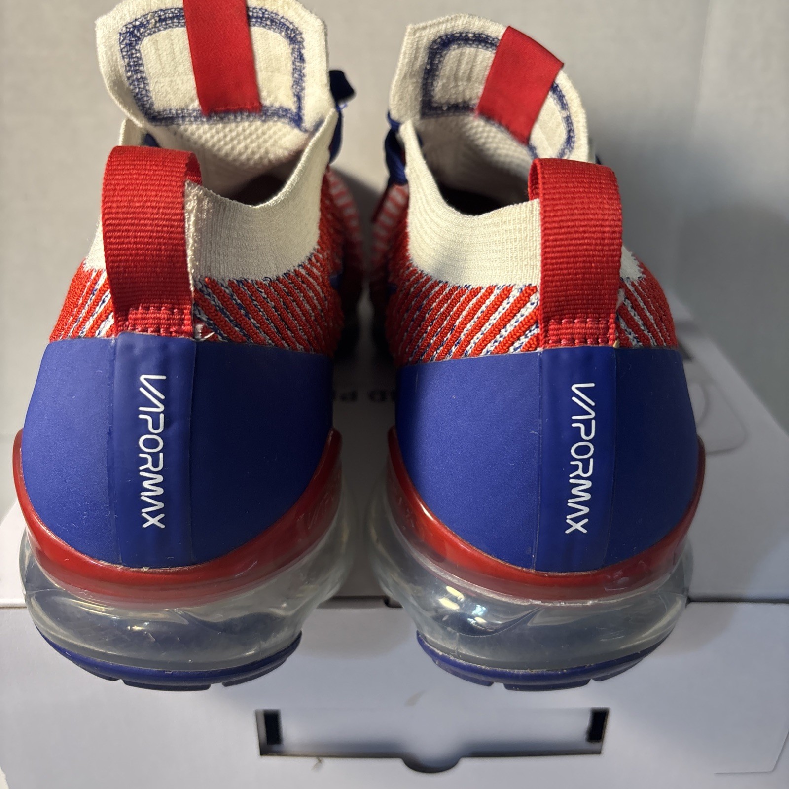 Nike Air Vapormax Flyknit 3.0 Team USA Running Shoes (CW5585-100) Men’s Size 12