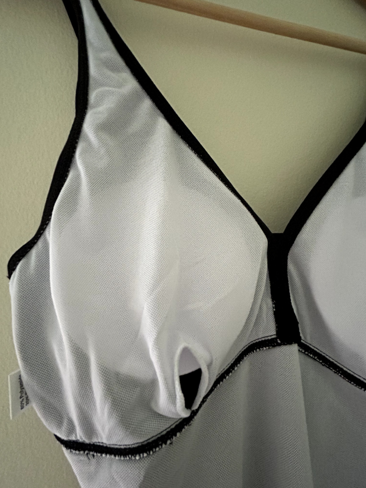 Tummy Control One Piece Women Swimsuit with V Neck Black Beach Pool Bathing