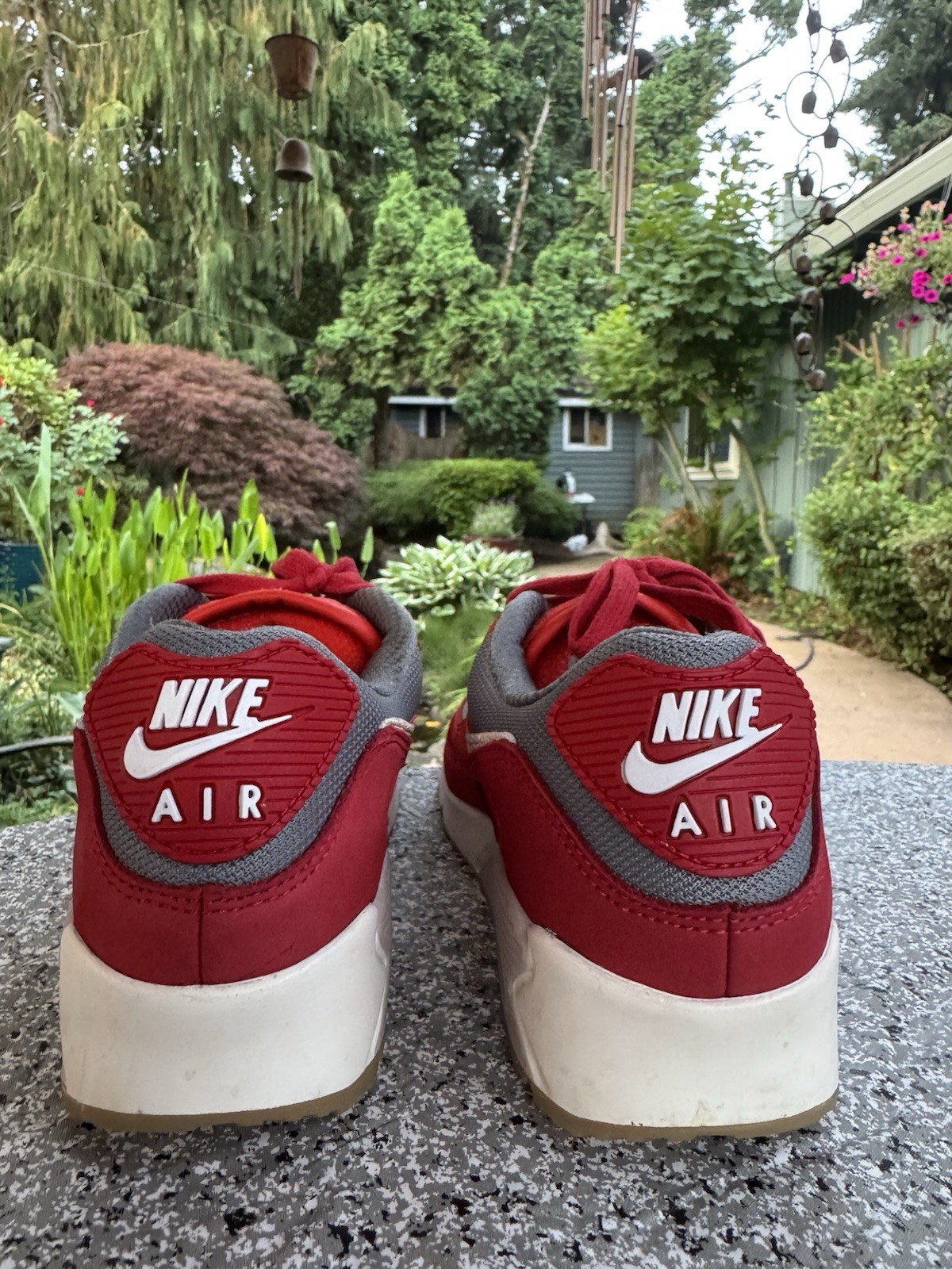 Nike Air Max 90 Premium Gym Red Men-9 Women-10