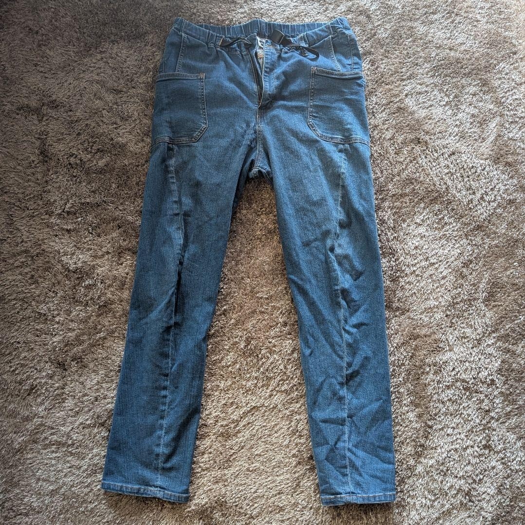 GRIP SWANY Denim Pants Light Indigo XL Casual Workwear Jeans Japan Outdoor Wear