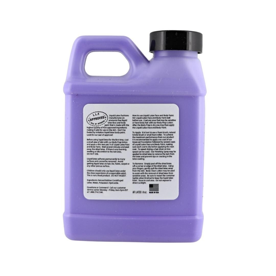 Purple 8 Fl Oz – Liquid Latex Face and Body Paint, Halloween, Cosplay
