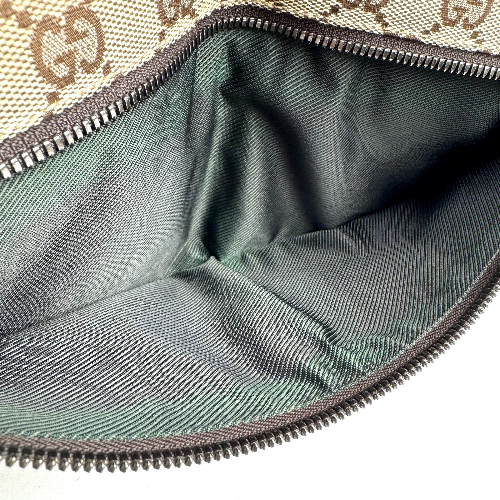 Auth GUCCI GG 28566 Bum Bag Waist Pouch Shoulder Belt bag Fanny Pack Brown