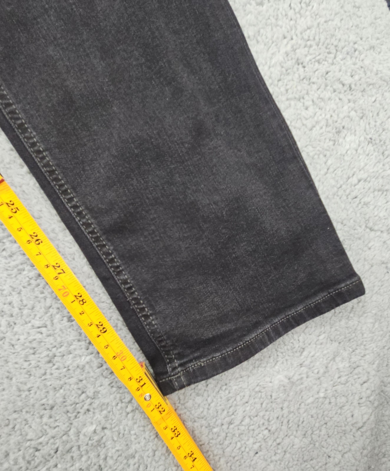 Diesel Safado Straight Jeans Men’s 36×32 Black Stretch Button Fly NWT